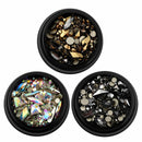 Diamond Bottom Crystal Glitter Glass Nail Art Rhinestones Flatback Rhinestone