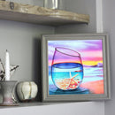 5D Diamond Painting Kit Cup View Full Round Drill DIY Mosaic Picture Home Dec