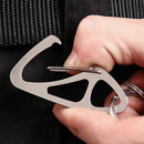 Keychain Carabiner Stainless Steel Climbing Hook Key Ring Key Holder Men Gift