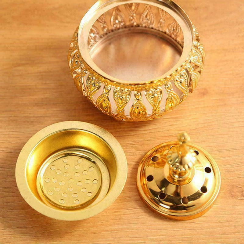 1x Delicate Middle East European Lace Incense Burner Decoration For Home J1P4