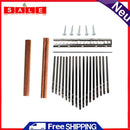 17-Key Kalimba Thumb Piano Steel Key+Wood Bridge+Screws Musical Instrument Part