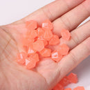 100pcs Luminous Glowing Stones Glow in the Dark Garden Decor Pebble (C) Newly