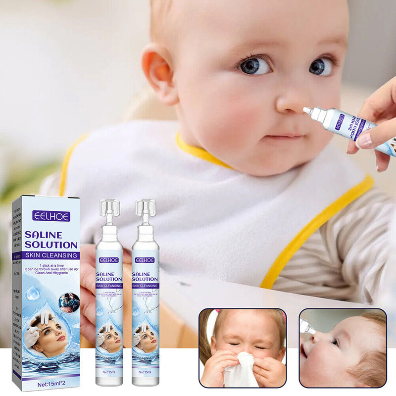 2pcs 15ml Cleaning Solution Supplies Physiological Saline for Tattoo Pierci