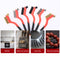 3pcs Wire Brush 7 inch Mini Micro Rust Paint Remover Scrubbing Brushes Red Newly