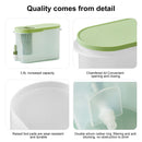 Plastic Cold Kettle with Faucet Large Capacity Beverage Container (Green) Newly