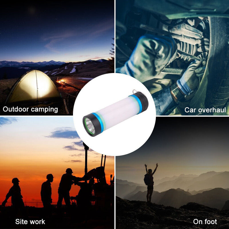 Camping Flashlight 5 Working Modes 4000mAh USB Rechargeable Portable Zoom Torch