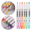 Creative Stationery Key Points Markers Color Pen Eye Care Highlighter Pen Set
