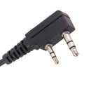 2 Pin Dual PTT Earpiece Headset Mic for Baofeng UV-82 UV-8D Walkie Talkies