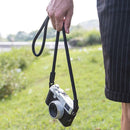 Nylon Rope Camera Shoulder Neck Strap Belt Sling for DSLR Camera (Black)