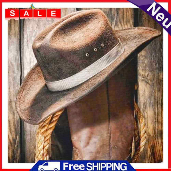 Hand Painted Oil Paint by Numbers DIY Boat Hat Drawing Wall Art Decoration Gift
