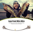 20x Fishing Line Anti-Bite Anti-Tangle Steel Braided Wire Leader Fishing Tool