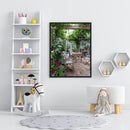 40x50cm Colorful DIY Paint By Numbers Kit Courtyard Corner Scenery Art Gift