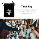 #A Velvet Tarots Cards Storage Bag Rune Board Game Card Drawstring Bags for Home