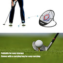 3-Layer Chipping Pitching Workout Cage Folding Golf Exercise Net with Storage