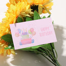 For Small Businesses Birthday Praise Labels Happy birthday Card Gift Packet