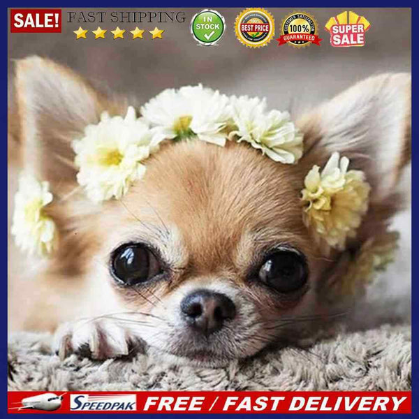 DIY Diamond Painting Kits Full Square Drill Flower Puppy Mosaic Home Decorati