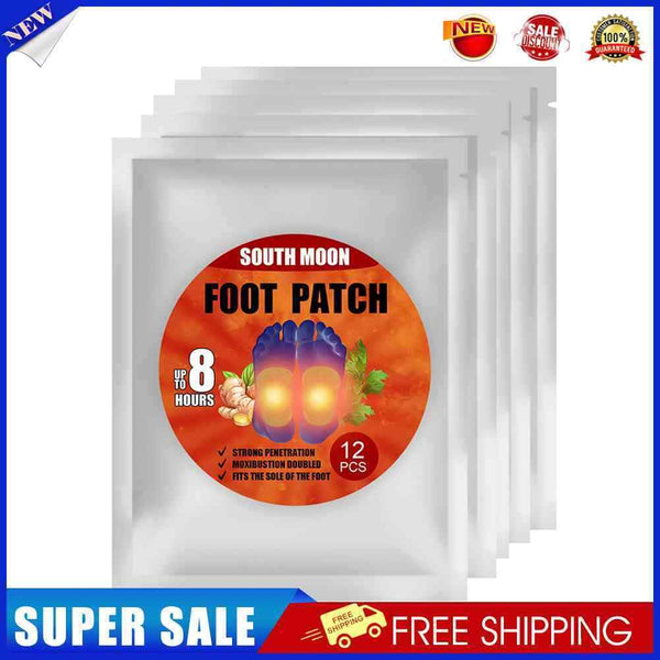 5 Packs Ginger Self Heating Anti Swelling Improve Sleep Cleaning Foot Patch