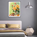 5D Diamond Painting Kit Flowers Full Round Drill Rhinestone DIY Wall Art Craf