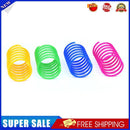 4pcs Interactive Cat Spring Toys Kitten Plastic Coil Spiral Springs Random