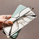 Computer Glasses Anti Glare & Eye Strain Square Glasses Anti-blue Ray Glasses