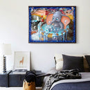 5D DIY Full Drill Diamond Painting Bathing Elephant Cross Stitch Embroidery