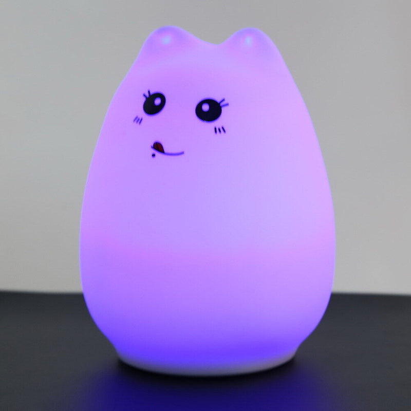 Colorful Animal Silicone Meng Pet Cute And Colorful Light Lamp Night Light-