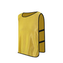 Scrimmage Team Practice Vests Pinnies Team Practice Bibs (Yellow M Kids)