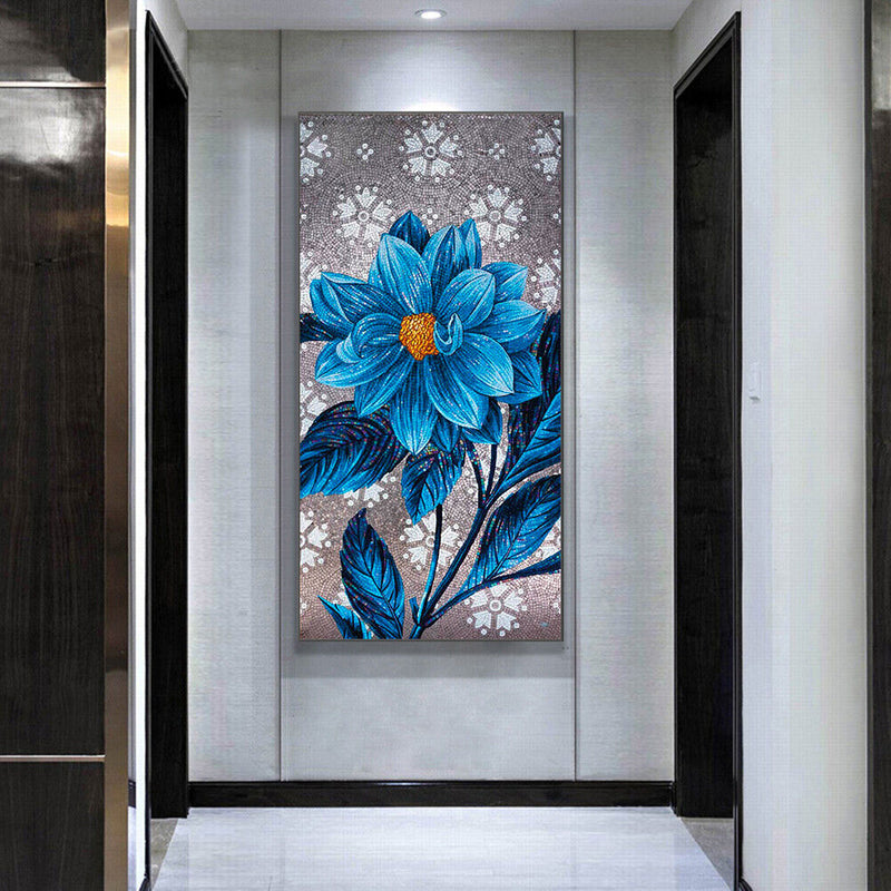 Flower 5D DIY Full Drill Round Diamond Painting Embroidery Cross Stitch Mosai
