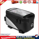 MTB Bike Bag Front Top Tube Touch Screen Mobile Phone Holder Case (Black) Newly