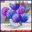 Colorful Flower Frameless Picture Oil Paint By Numbers Hand Painted Picture