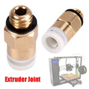 M6 Threaded Bowden Jointer Quick Jointer Pneumatic Connector Coupler Connector