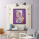 flower 5D DIY Partial Special Shape Drill Diamond Painting Newly