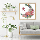 2 Strands Love Flowers Partial Embroidery Stamped Cross Stitch Home Decor Gifts
