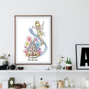 5D DIY Diamond Painting Full Round Drill Angel Castle Wall Decor Rhinestone