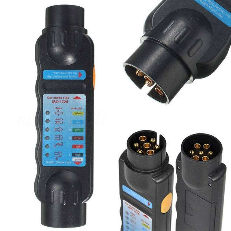 Diagnostic Cable Car Adapter Circuit Light Tow Bar Wiring Trailer Socket Tester