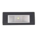 2pcs LED Solar Light Outdoor Wall Lamp for Garden Yard Decor (White Light) Newly