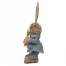 2 pcs Easter Bunny Ornaments Simulation Rabbit Photography Props Home Decor