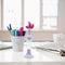 Vase Diamond Painting Point Drill Pen DIY Craft (Purple Dolphin no Drill)