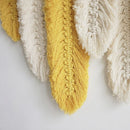 Living Room Bedroom Ornaments Feather Wall Hanging Hand-woven Tapestry Wall Art