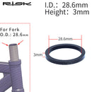 RISK Bike Headset Stem Carbon Fiber Washer Front Fork Spacer Gasket (3mm)