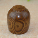 Wooden Big Belly Cup Jujube Wood Beer Mug Tea Coffee Drinking Cups (Foot) Newly