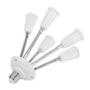 Adjustable E27 Lamp Holder for LED Light Adapter Multi-conversion (5-head) Newly