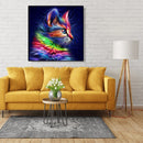 Round Diamond Painting DIY Embroidery Home Decor Mosaic Cat Cross Stitch Gift
