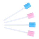 Oral Care Sponge Swab with Stick Sponge Head Tooth Cleaning Mouth Swabs