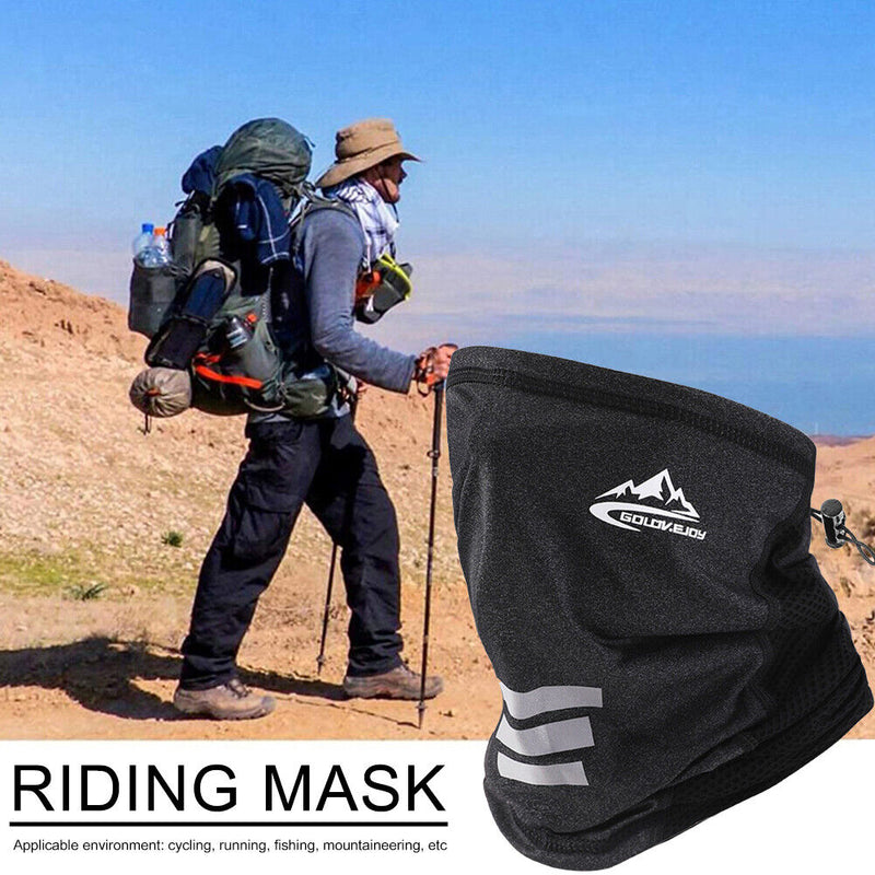 Sunscreen Anti UV Ice Silk Face Neck Tube Outdoor Windproof Reflective Band