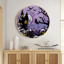 Partial Embroidery Kits Halloween Castle 11CT Stamped Needlework Home Decoration