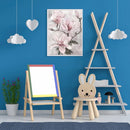 Pink Flower Oil Paint By Numbers Kits Canvas Picture Wall Art DIY Craft Coloring