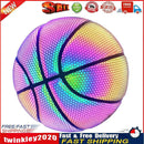 Holographic Reflective Basketball PU Wear-Resistant Ball (Neon Lattice) Newly
