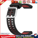 Silicone Watch Band for Polar V800 Replacement Wrist Strap (Black Red) Newly