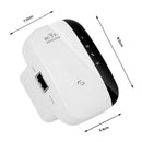 Long Range Wireless WiFi Repeater 300Mbps Signal Amplifier (White EU Plug)